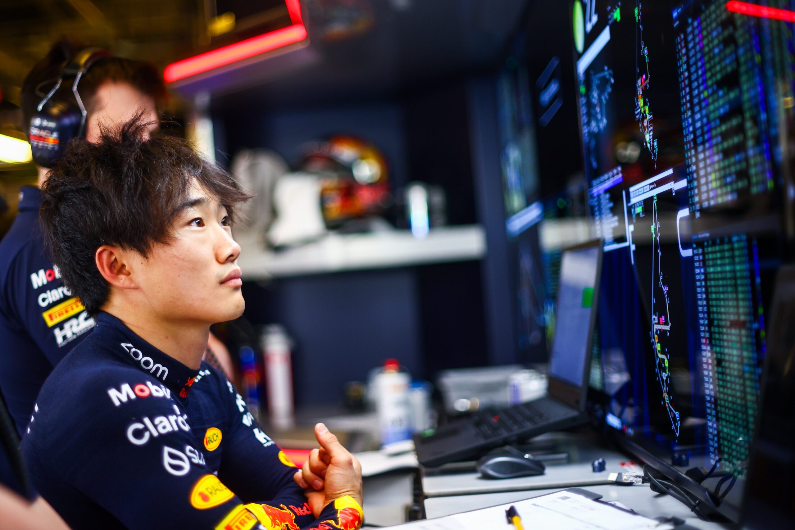 yuki tsunoda red bull testy posezonowe abu zabi 2024