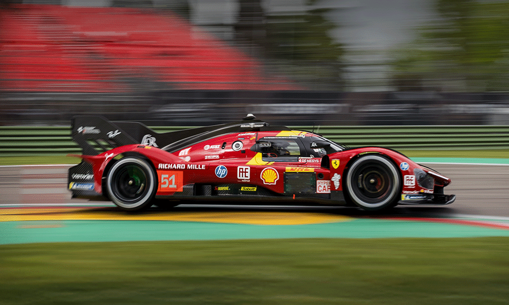 Ferrari AF Corse nr 51 WEC Kwalifikacje 6H Imola 2025 P2 Kubicy