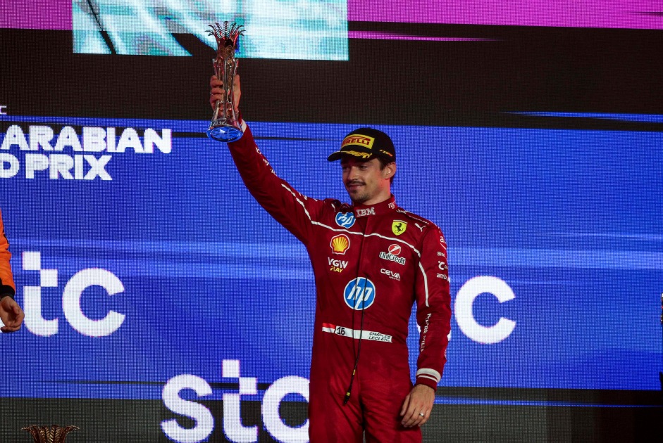 Charles Leclerc świetne GP Arabii Saudyjskiej 2025 i pierwsze podium Ferrari w sezonie