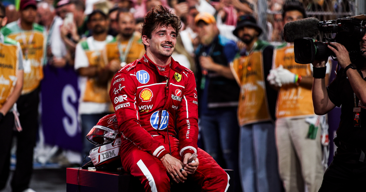 GP Arabii Saudyjskiej 2025 Charles Leclerc podium Ferrari 