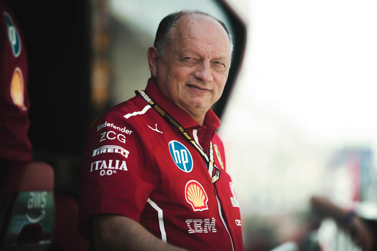 Fred Vasseur Ferrari Grand Prix Bahrajnu 2025