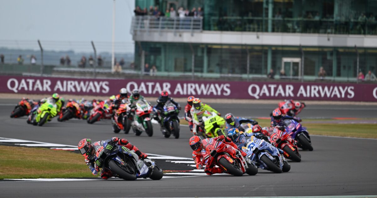 Quartararo z awarią zawieszenia na Silverstone