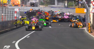 F2: Crawford zwyciężył w Monako po karambolu na starcie i kontrowersjach
