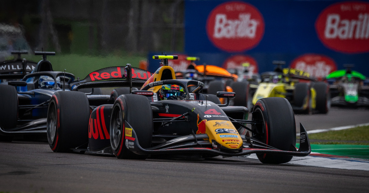 Arvid Lindblad F2 Imola wyścig sprinterski