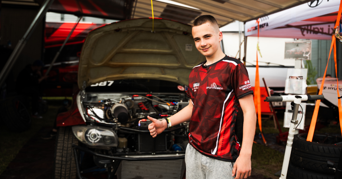 Nastolatek zwycięzcą rundy Drift Open w Kietrzu