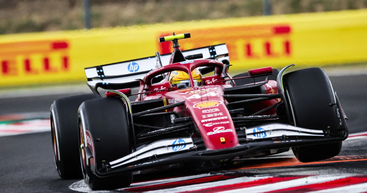 Lewis Hamilton w Ferrari SF-25 podczas GP Węgier 2025