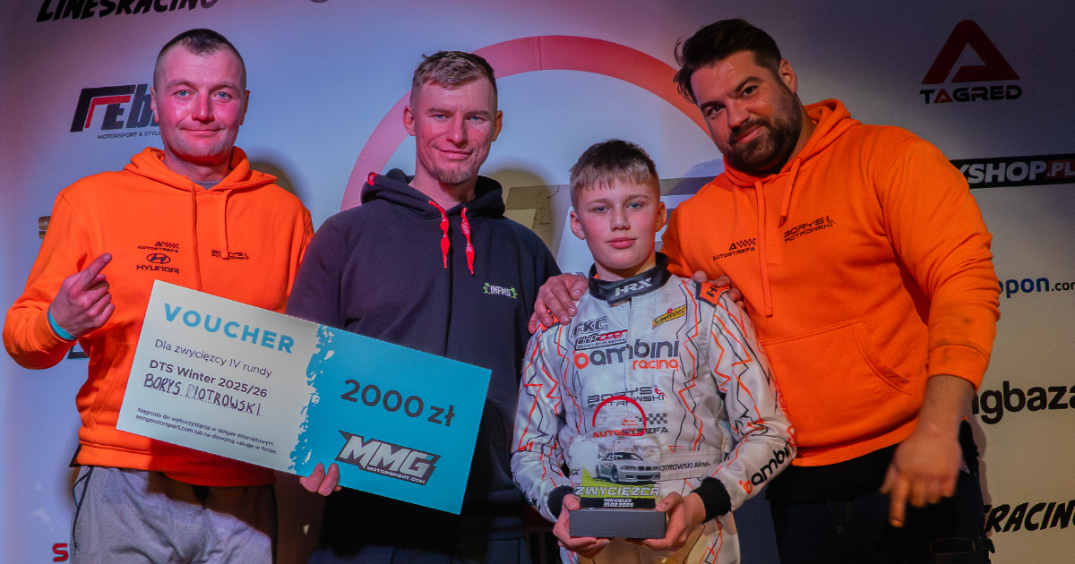 Borys Piotrowski wygrał i wrócił do gry o mistrzostwo w DTS