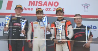 Wiktor Dobrzański z czterema wizytami na podium w Misano